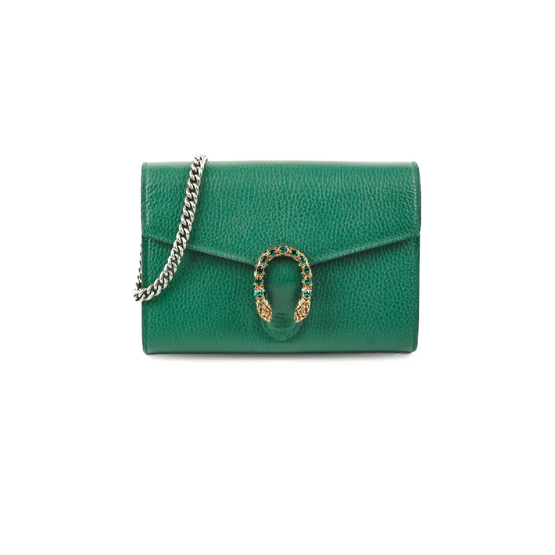 Gucci Dionysus Wallet On Chain Green