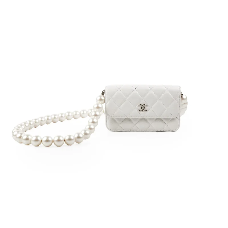 Chanel Pearl Crossbody Bag White 31 Series