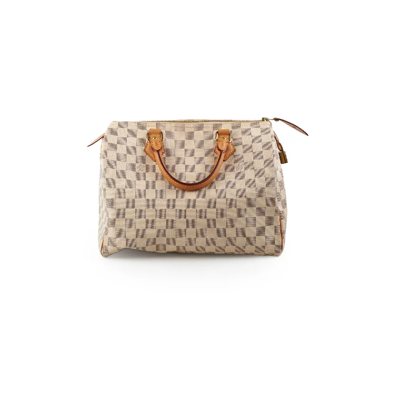 Louis Vuitton Speedy 30 Damier Azur 2016