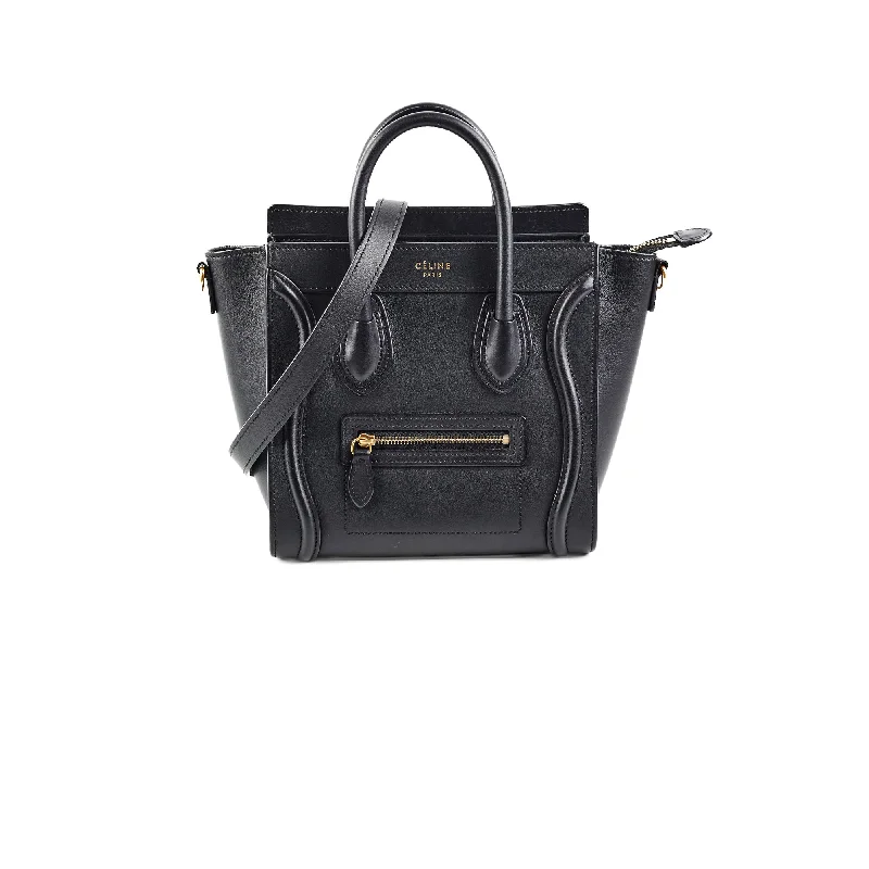 Celine Luggage Nano Black