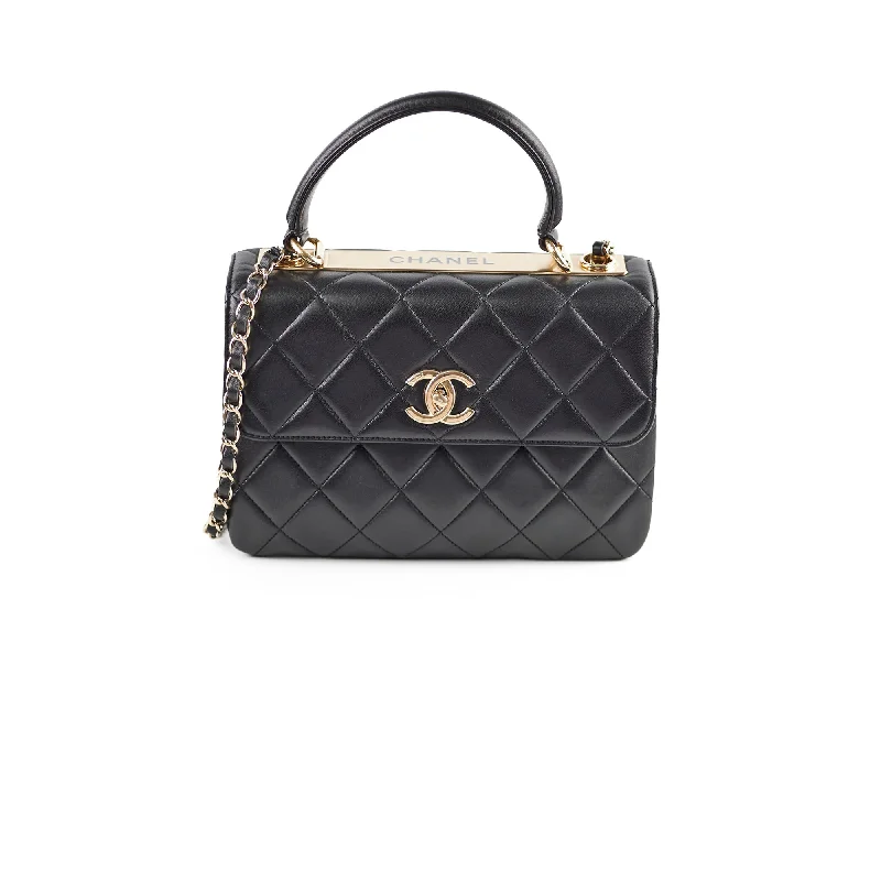 Chanel Trendy CC Black Small 24 Series Old Strap Removable