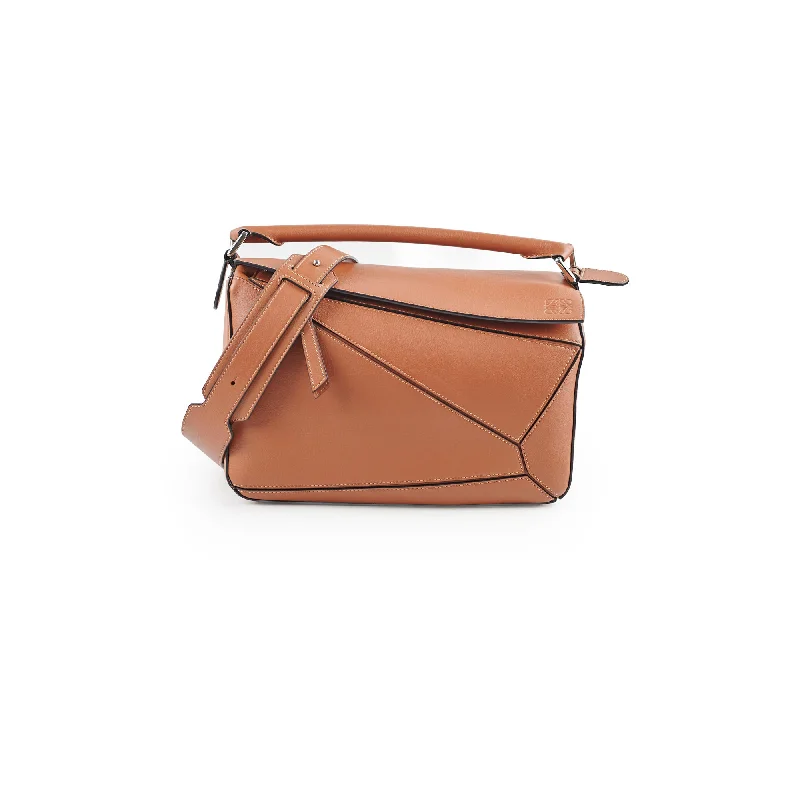 Loewe Medium Puzzle Bag Tan