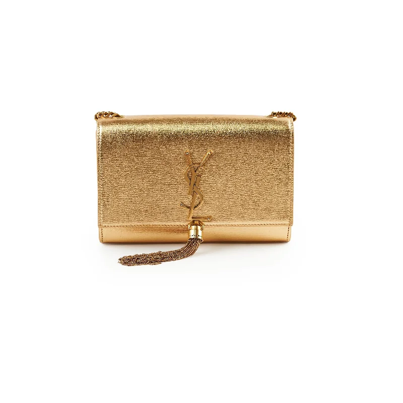 Saint Laurent Small Kate Tassle Bag Gold