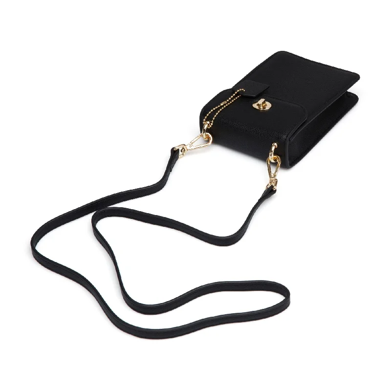 Black Smartphone Crossbody Bag