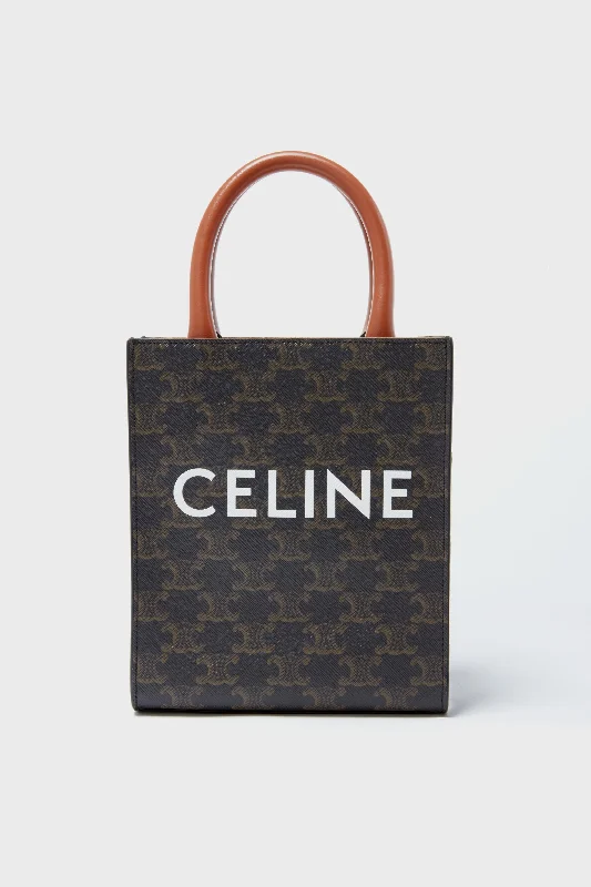 Celine Triomphe Mini Vertical Cabas Tote