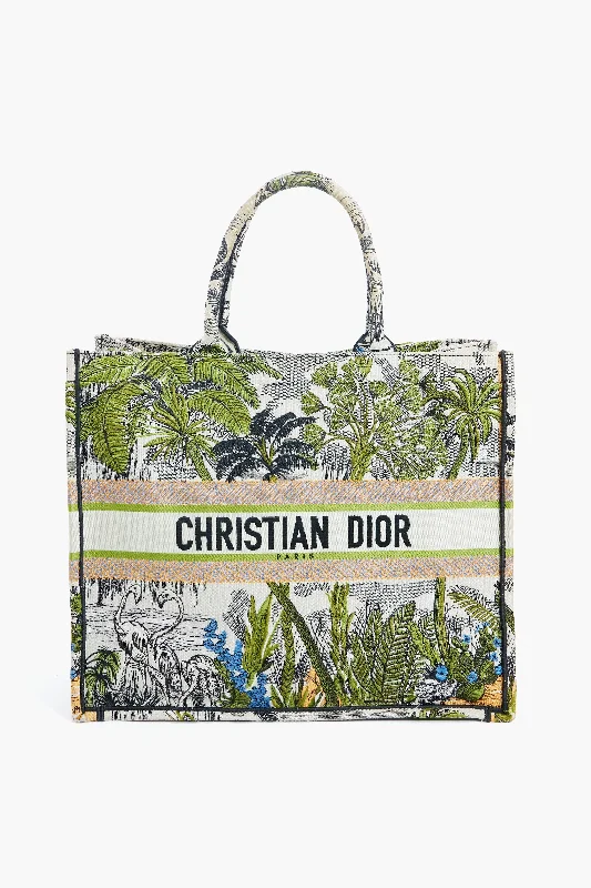 Dior Canvas Large Book Tote