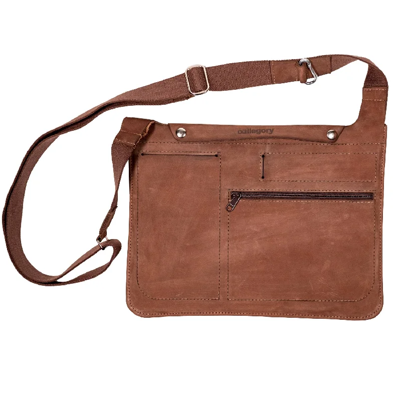 Flight Satchel | Standard Messenger | Slim Leather Laptop Bag