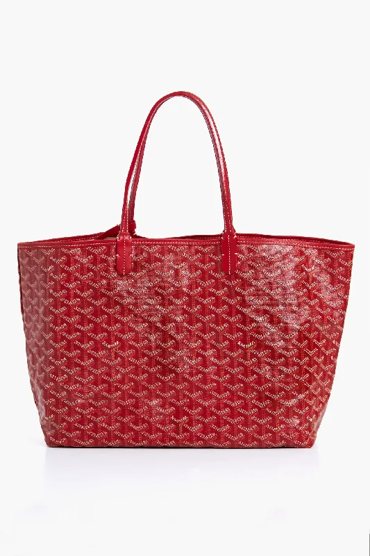 Goyard Red Saint Louis PM Tote Bag