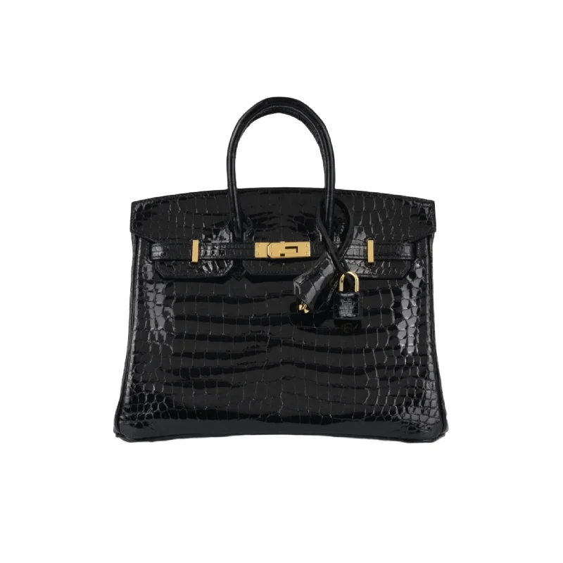 Hermès Birkin 25 - Noir Shiny Croc(NWT)