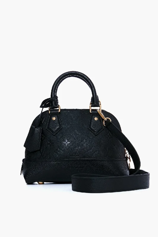 Louis Vuitton Noir Neo Alma BB Monogram Empriente Crossbody