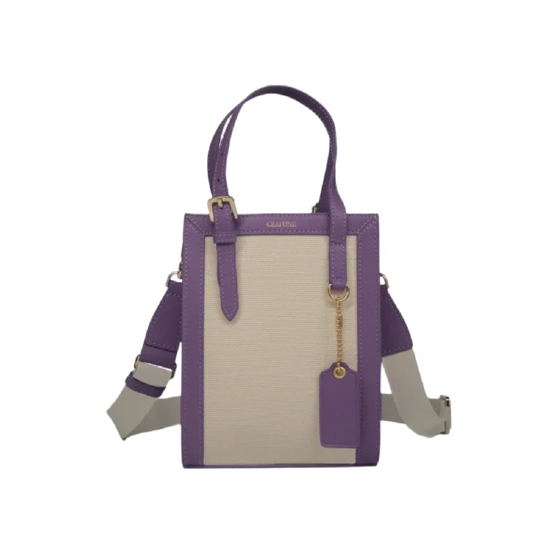 Mini Tote - Eggplant