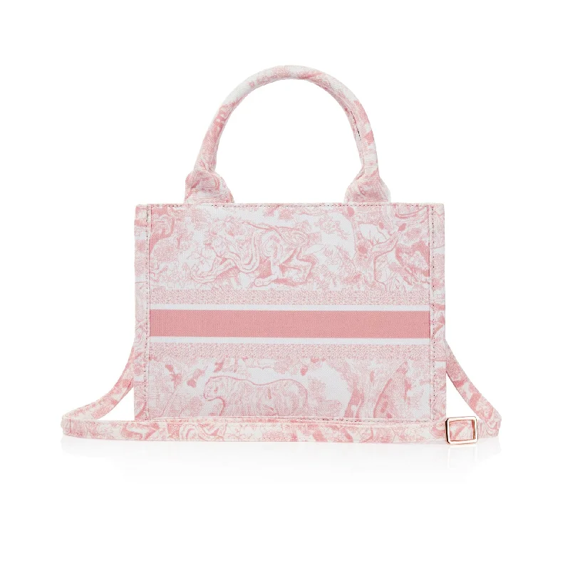 pcd. Mini Bella Tote - Pink Wild Island