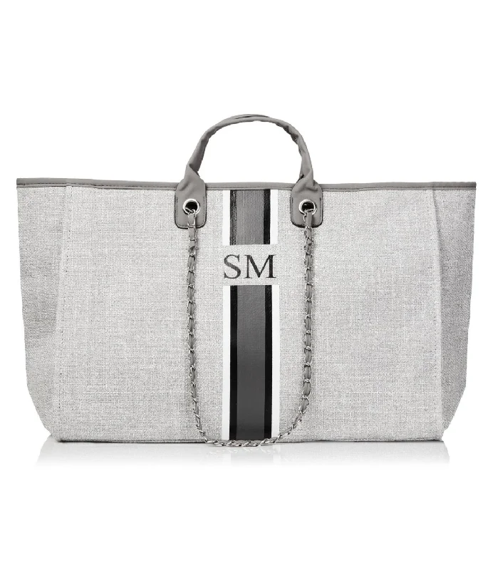 pcd.  Canvas Weekender Tote Bag - Grey