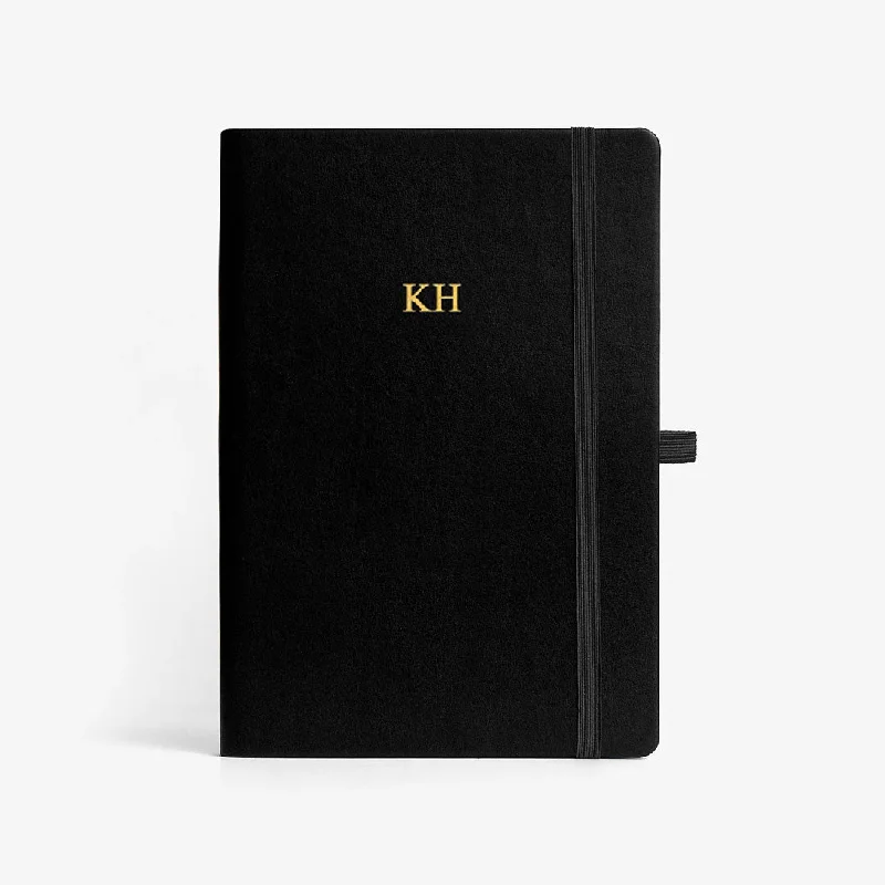 Personalised Hardbound Notebook for Brother - Black