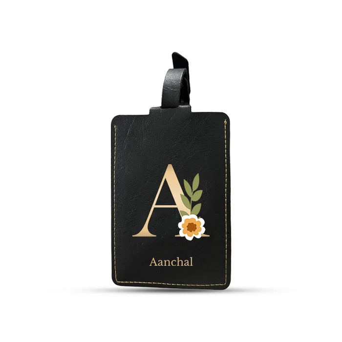 Personalised Luggage/Baggage Tag - Blossom