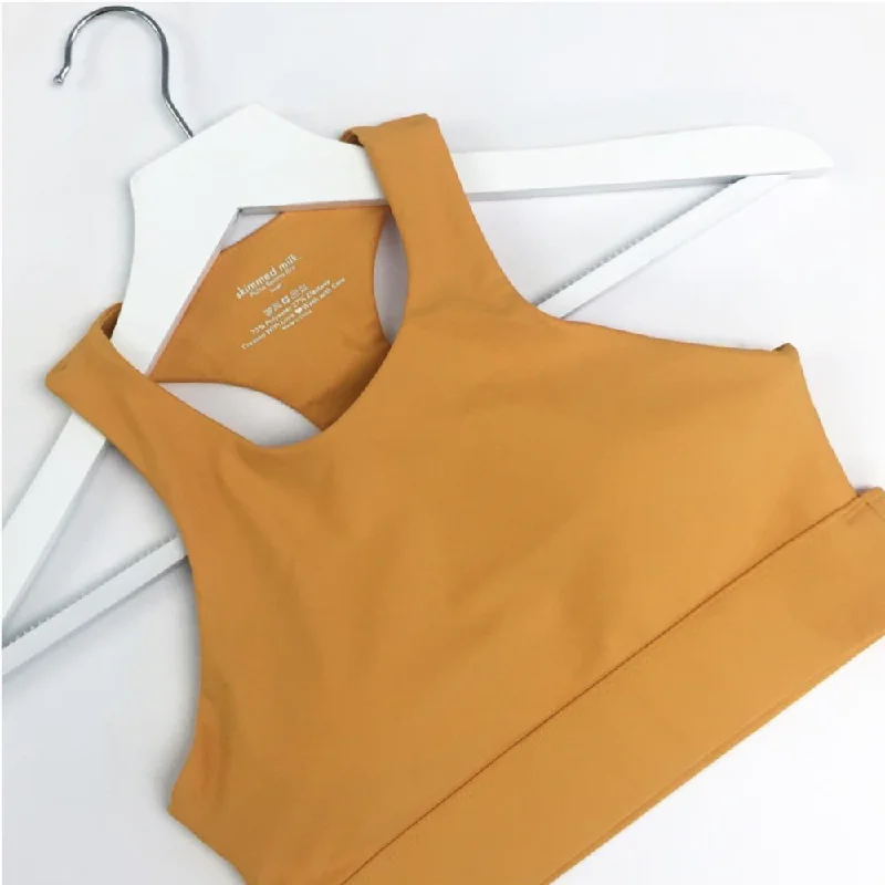 Sustainable Citrus Pulse Sports Bra