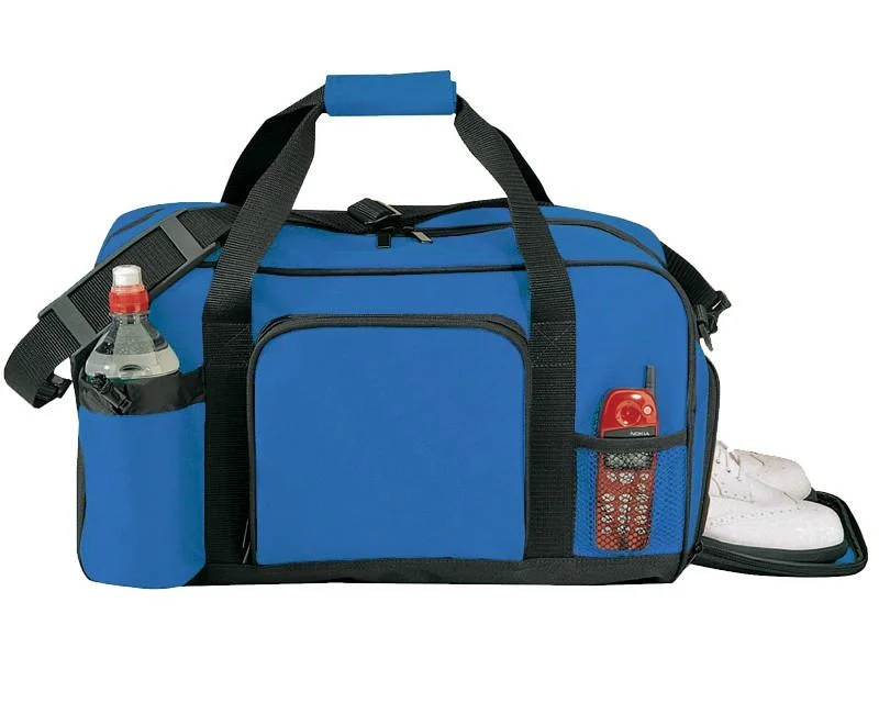 Poly Duffle Bag with Adjustable & Removable Shoulder Strap