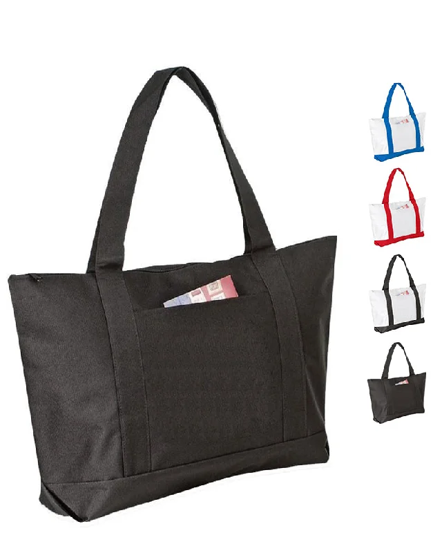 Polyester Beach Tote Bags with Zipper