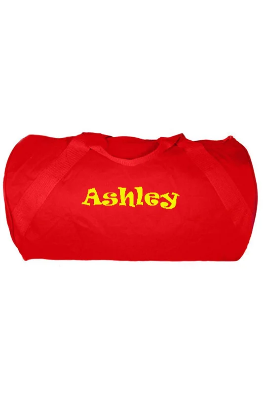 Red Barrel-Sided Duffle Bag 18"