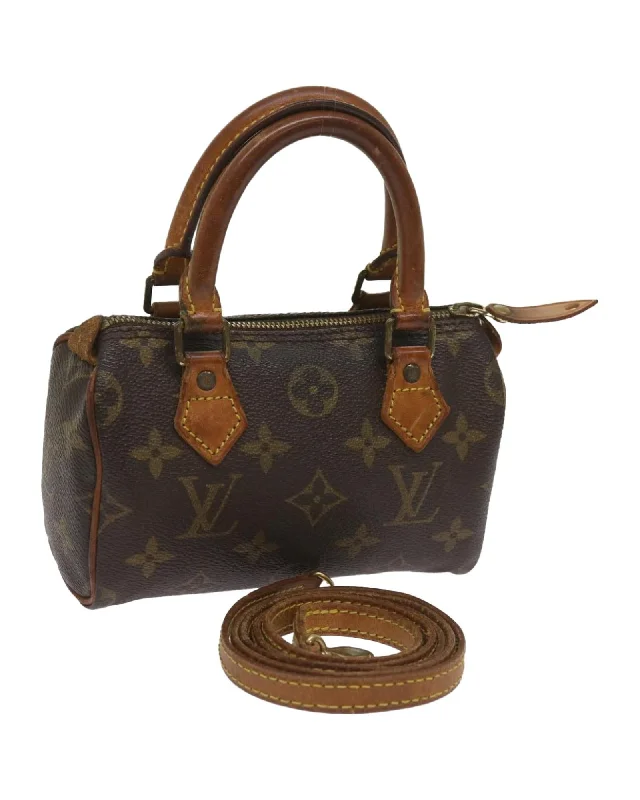 Mini Monogram Speedy Hand Bag - Authentic LV