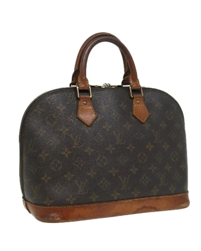 Monogram Canvas Alma Hand Bag