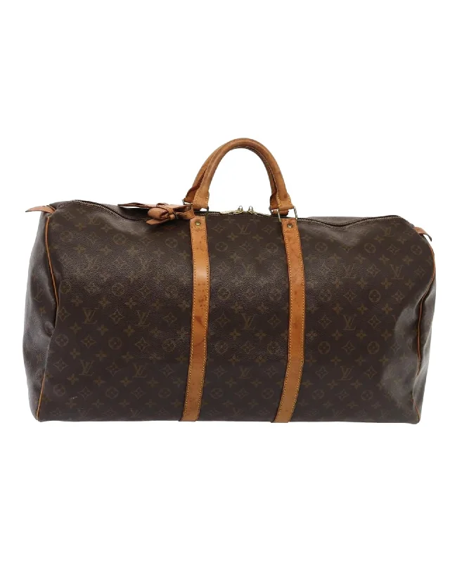 Monogram Canvas Keepall Boston Bag