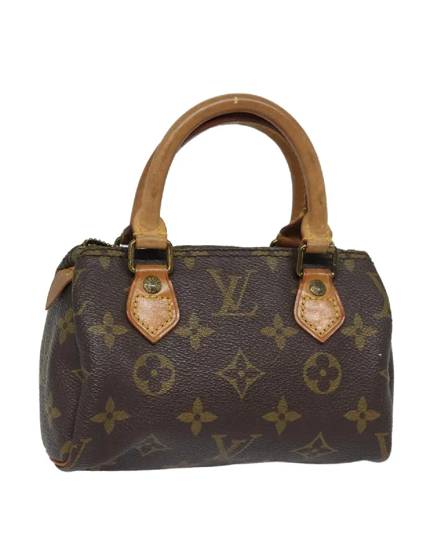 Mini Monogram Canvas Speedy Handbag