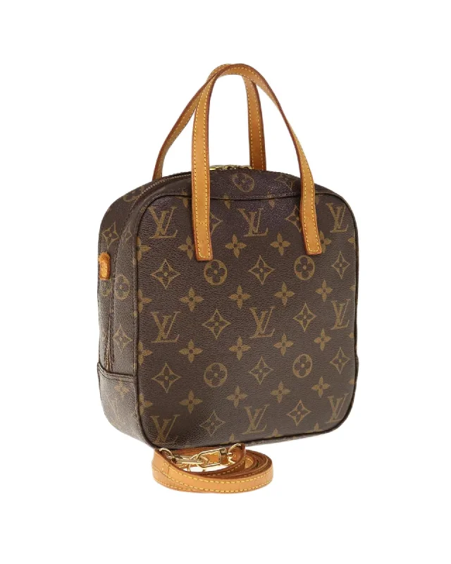 Monogram Canvas 2way Hand Bag with Shoulder Strap - CD Rank