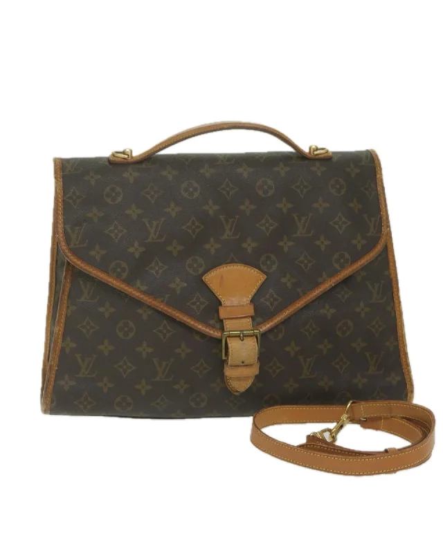 Monogram Hand Bag with Shoulder Strap