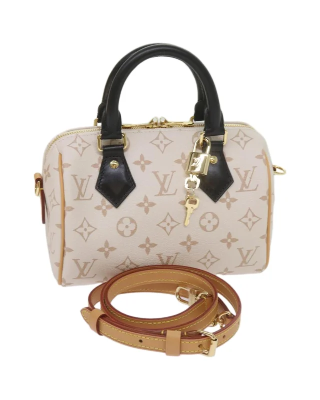 Monogram Speedy Bandouliere 20 Bag with Shoulder Strap