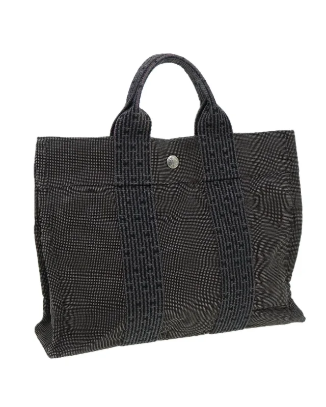 Canvas Tote Bag with Surface Rubbing and Storage Smell