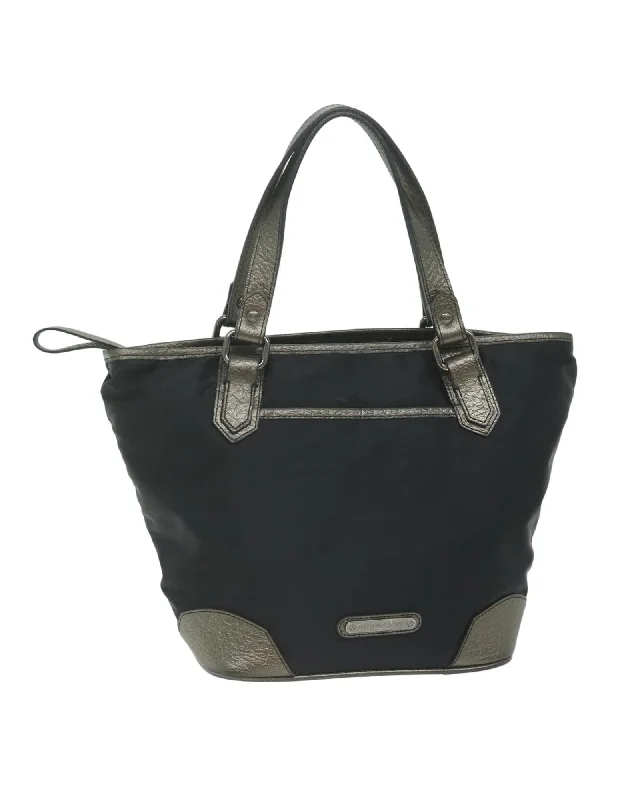 Black Nylon Hand Bag with Scratches and Rubbing