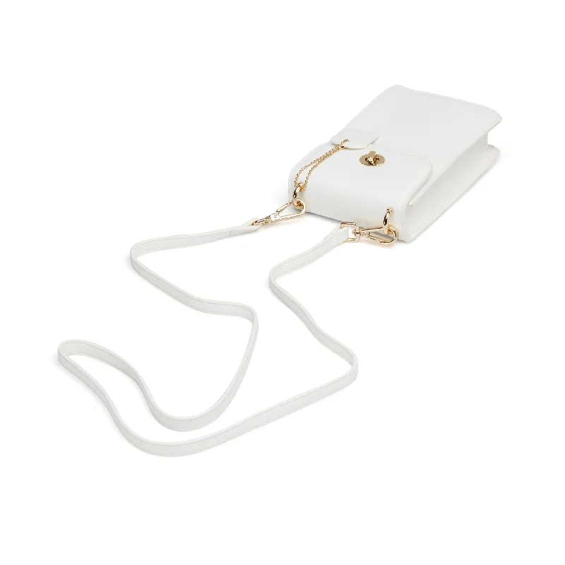 White Smartphone Crossbody Bag