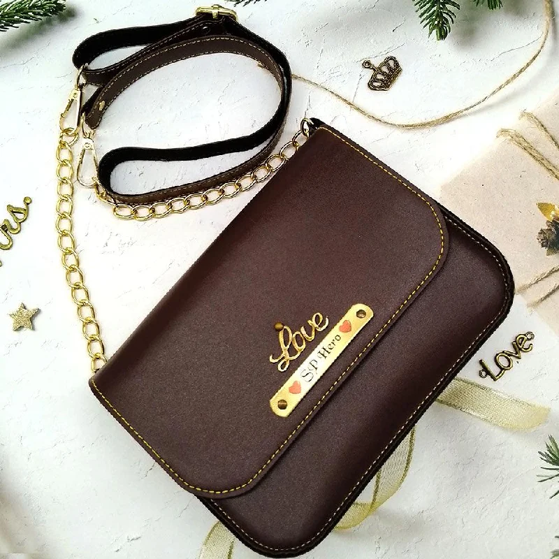 Women sling Bag (Brown)