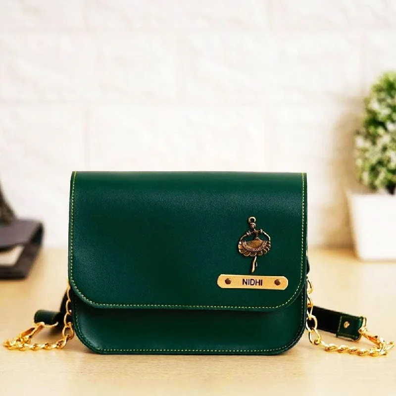 Women Sling Bag (Green)