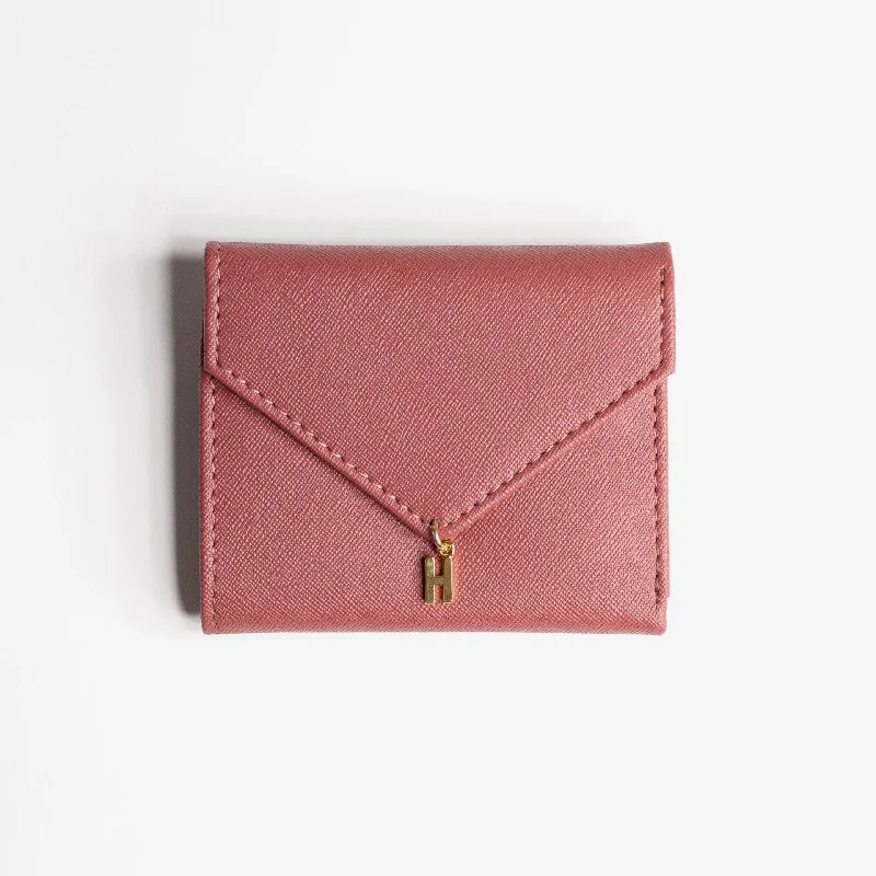 Women's Mini Wallet- Dusty Rose